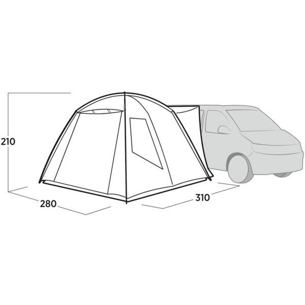 Easy Camp Kuppel-Busvorzelt Utne (grau, Modell 2025)